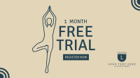 Yoga Trial Facebook event cover Image Preview