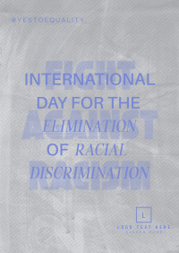 Fight Against Racism Flyer Design