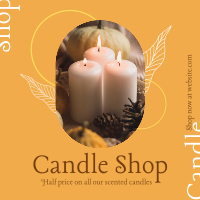 Candle Discount Instagram Post Design