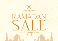 Ramadan Limited Sale Postcard Design