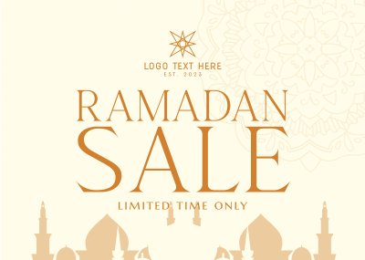 Ramadan Limited Sale Postcard Image Preview