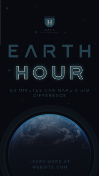 60 Minutes Earth Instagram reel Image Preview