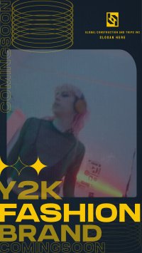 Y2K Fashion Brand Coming Soon Instagram Story Design
