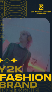 Y2K Fashion Brand Coming Soon Instagram story Image Preview