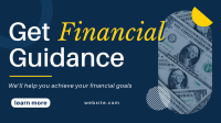Modern Corporate Get Financial Guidance Facebook Event Cover Design