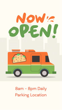 Taco Food Truck Facebook Story Design