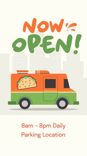 Taco Food Truck Facebook story Image Preview