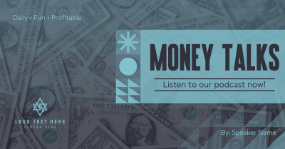 Money Talks Podcast Facebook ad Image Preview