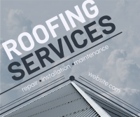 Roofing Expert Facebook Post Design