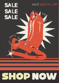 Bold  Brutalism Sale Poster Design