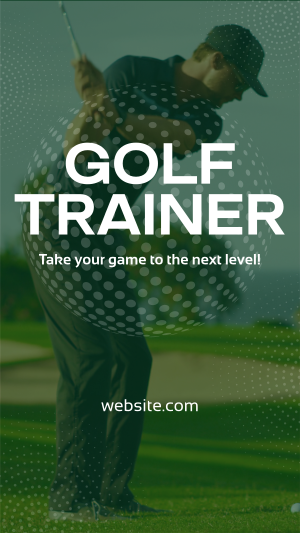 Golf Trainer Facebook story Image Preview