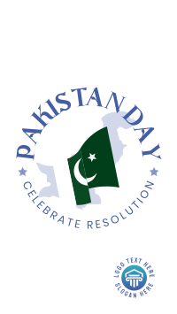 Pakistan Flag Facebook Story Design