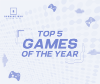 Top games of the year Facebook post Image Preview