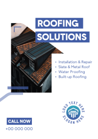 Roofing Solutions Flyer Design