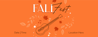 Fall Music Fest Facebook Cover Design