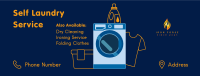 Self Laundry Service Facebook Cover Image Preview