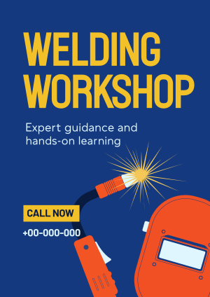 Welding Workshop Flyer Image Preview