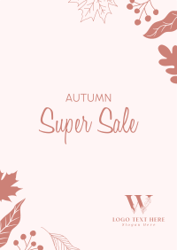 Autumn Super Sale Flyer Image Preview