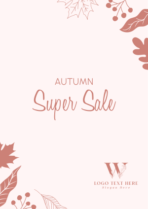 Autumn Super Sale Flyer Image Preview