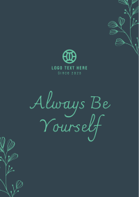 Always Be Yourself Flyer Image Preview
