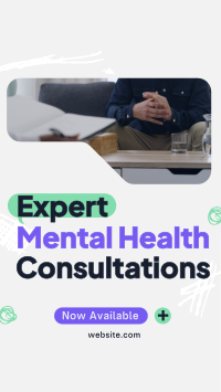 Mental Health Consultation TikTok Video Design