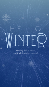 Cozy Winter Greeting Instagram Story Preview