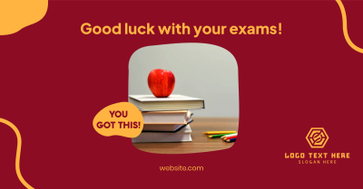 Good Luck With Your Exam Facebook ad Image Preview