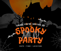 Haunted House Party Facebook post Image Preview