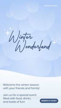 Winter Wonderland Instagram Story Design