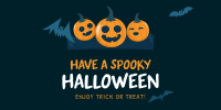 Halloween Pumpkin Greeting Twitter post Image Preview