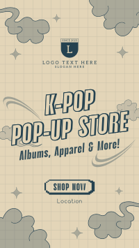 Kpop Pop-Up Store Instagram reel Image Preview