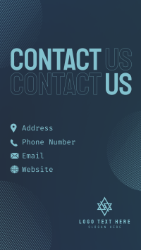 Smooth Corporate Contact Us Instagram Reel Design