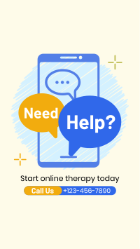 Online Therapy Consultation Instagram reel Image Preview