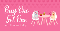 Pet Cafe Valentine Facebook ad Image Preview