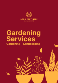 Professional Gardening Services Poster Image Preview