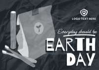 Earth Day Everyday Postcard Design