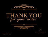 Like Gatsby Thank You Card Image Preview