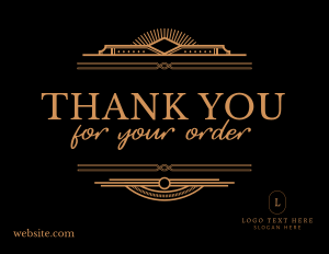 Like Gatsby Thank You Card Image Preview