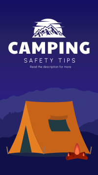 Safety Camping Instagram story Image Preview