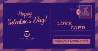 Valentine's Day Postcard Facebook ad Image Preview