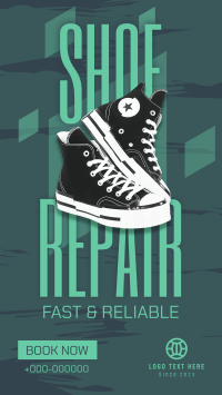 Shoe Repair Service TikTok Video Design