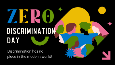 Zero Discrimination Diversity Facebook event cover Image Preview