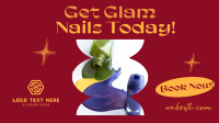 Glam Nail Salon Facebook event cover Image Preview