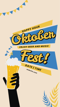 Oktoberfest Beer Promo TikTok video Image Preview