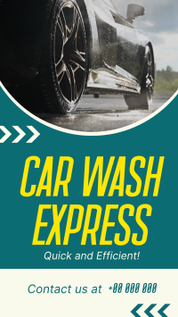 Car Wash Express TikTok video Image Preview