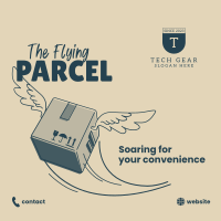 Flying Parcel Instagram post Image Preview