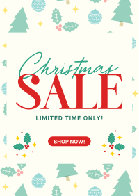 Christmas Discount Poster Design