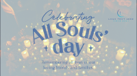 All Souls' Day Celebration Facebook event cover Image Preview