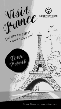 Eiffel Tower Dreams YouTube Short Design