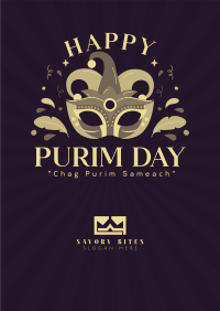 Purim Celebration Event Poster Image Preview